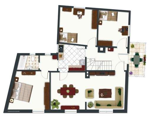 Grundriss Obergeschoss