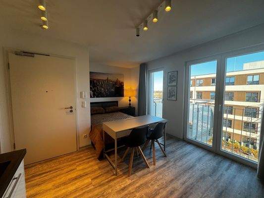 Wohn- und Schlafbereich (Musterwohnung)