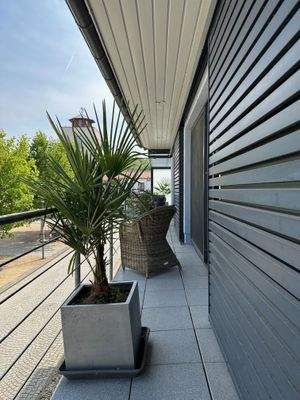 Loggia - Ferienwohnung im OG 