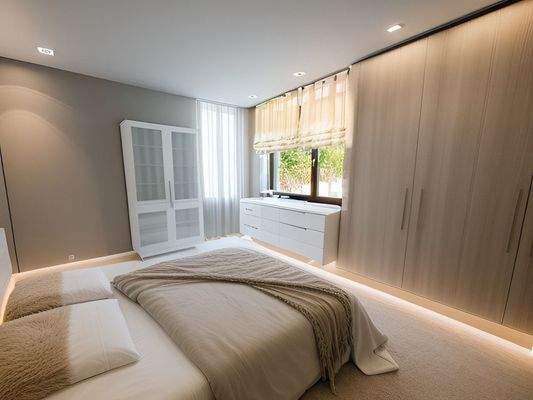 Schlafzimmer-Erdgeschoss Homestaging