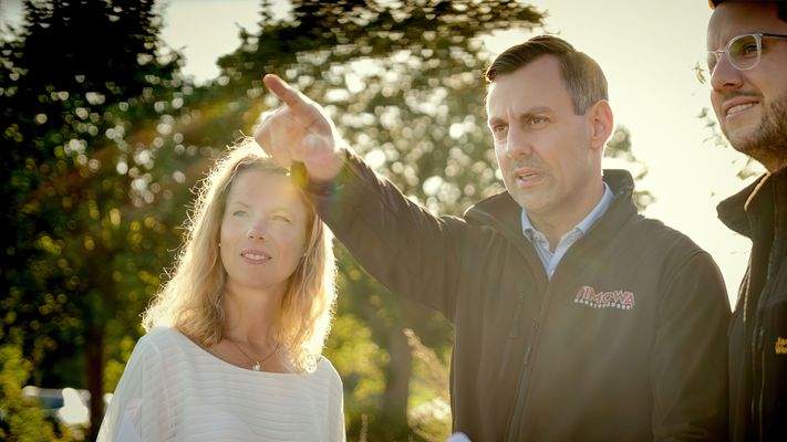 Gundstücksbesichtigung des Wohngebietes "Kavelstorfer-Südblick"