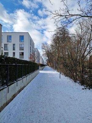 Fußgängerweg an der Tarpenbek