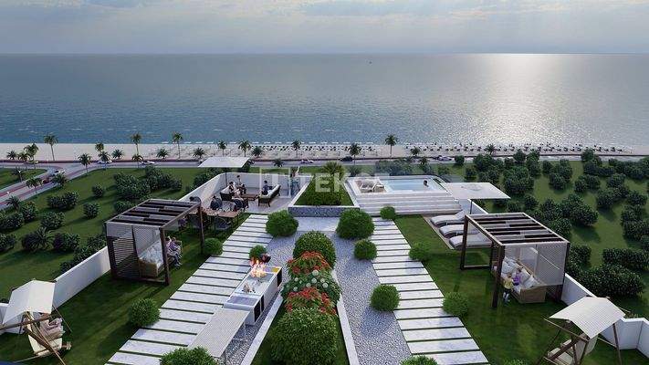 Seafront Apartments in a Complex in North Cyprus Gaziveren