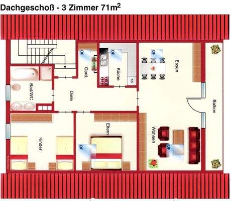 8 Dachgeschosswohnung