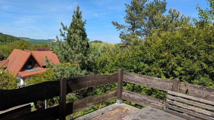 Außenterrasse mit schönem Fernblick