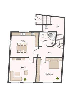 Grundriss Obergeschoss