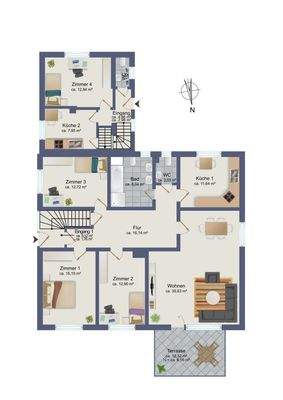 Grundriss Erdgeschoss