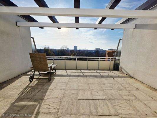 Dachterrasse mit Ausblick