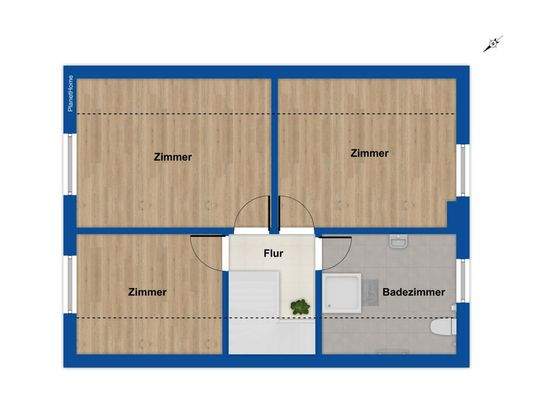 Grundriss Obergeschoss