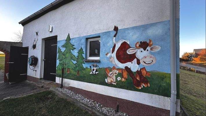 Nebengelass mit Zeichnung