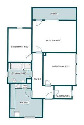 Grundriss Skizze DG