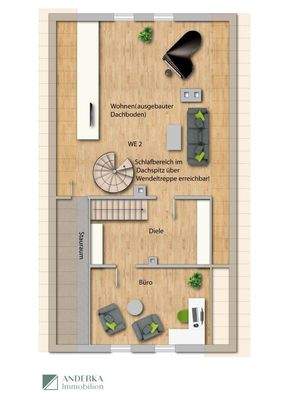 Wohnung 2 Obergeschoss