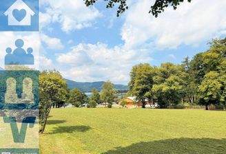 Blick vom Grundstück Richtung See