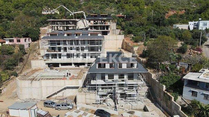 Elegant Apartments with Sea Views Amidst Nature in Alanya