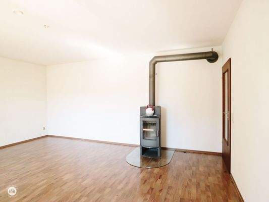 Wohnzimmer mit Schwedenofen