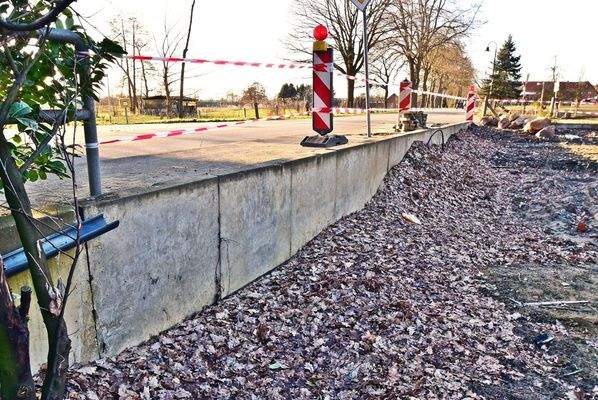 Blick vom Grundstück