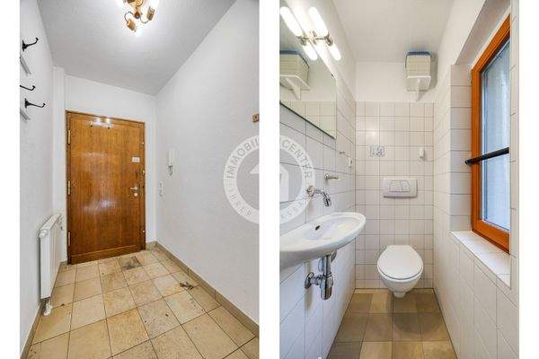 Eingang (innen) / Gäste-WC