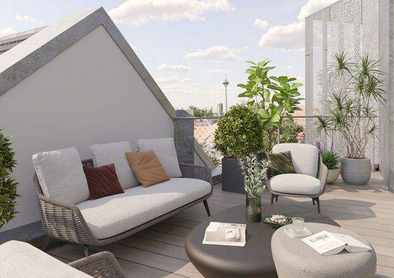 Terrasse Wohnbereich KI