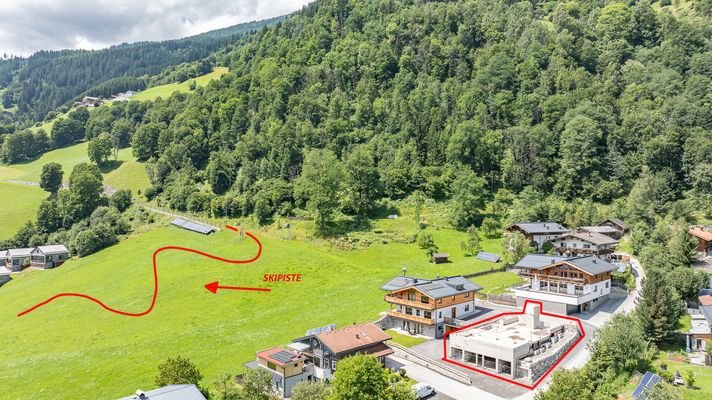 KITZIMMO-Baugrundstück mit Genehmigung für eine Luxusvilla kaufen - Immobilien Salzburg.