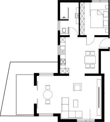 Grundriss Wohnung 3