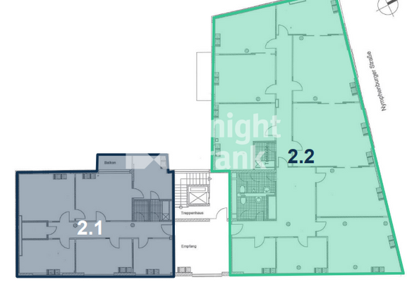 2.Obergeschoss MB 2.1 & MB 2.2