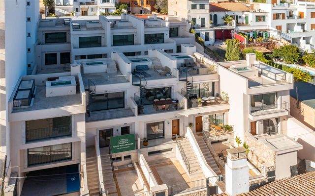 Ansicht des Reihenhauses