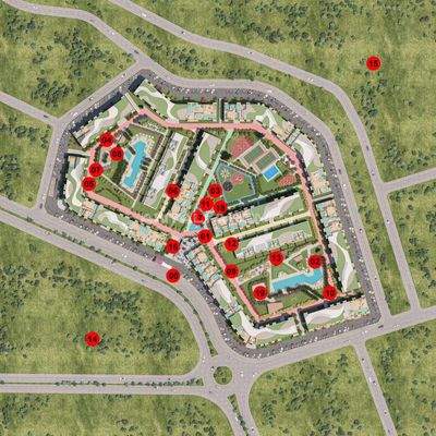 Investment Flats in a Comprehensive Project in Antalya Altintas