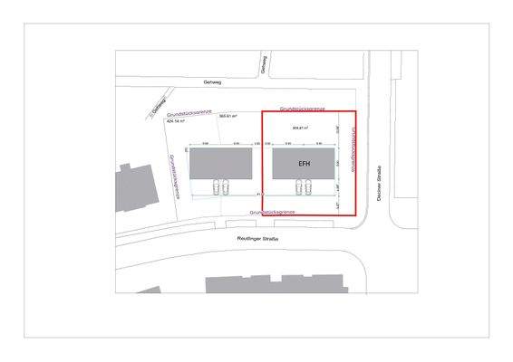 Grundstück mit Beispiel 