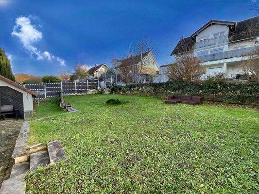 Gartenansicht vom Hauseingang