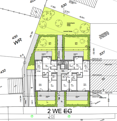 Grundriss EG + Garten
