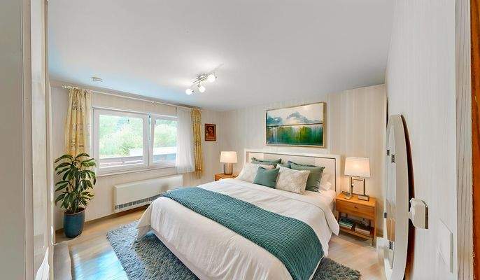 Einrichtungsbeispiel Schlafzimmer EG 