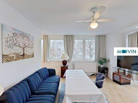 Ansicht IV: Wohn- und Esszimmer