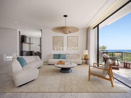 Apartments in a Complex with Rich Facilities in Alsancak