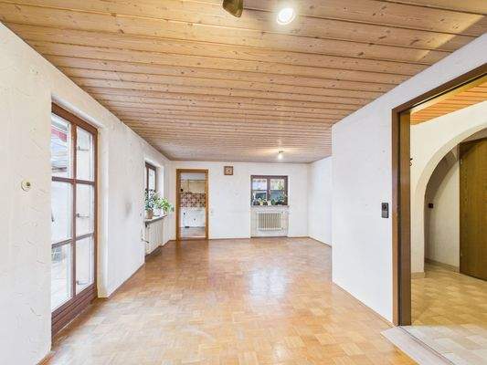 Wohnzimmer Richtung Küche