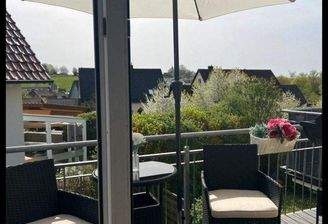Blick vom Balkon