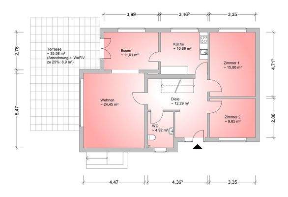 Grundriss Erdgeschoss