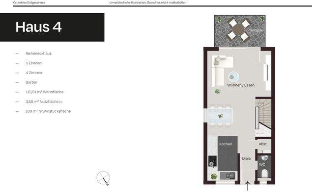 Grundriss-Skizze EG_Haus 4