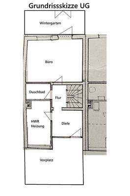 Grundrissskizze UG
