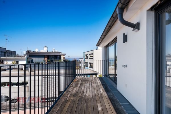Balkon Aussicht See
