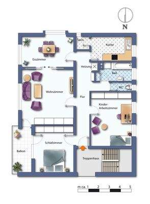 1341 - OG-WHG Grundriss