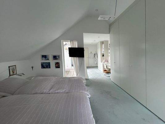 Teilansicht Schlafzimmer
