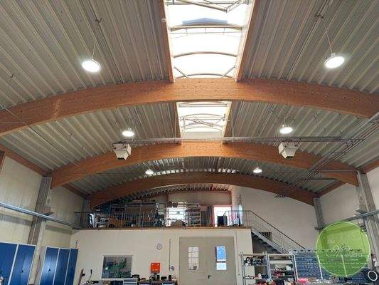 Auffahrbare Oberlichter für ein gutes Klima!