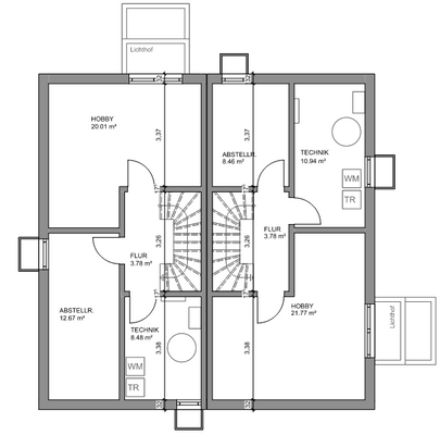 Grundriss Untergeschoss