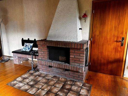 Offener Kamin Wohnzimmer
