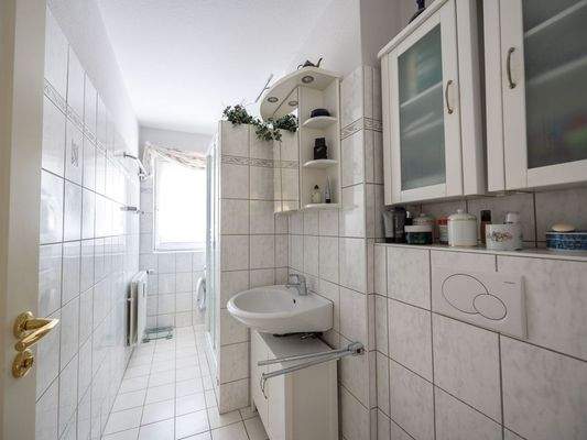 Blick in das Duschbad