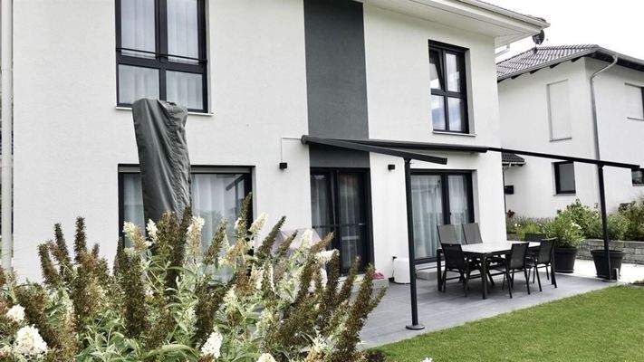 Blick auf die Südwest-Terrasse