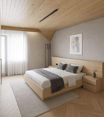 Schlafzimmer-Inspiration KI generiert