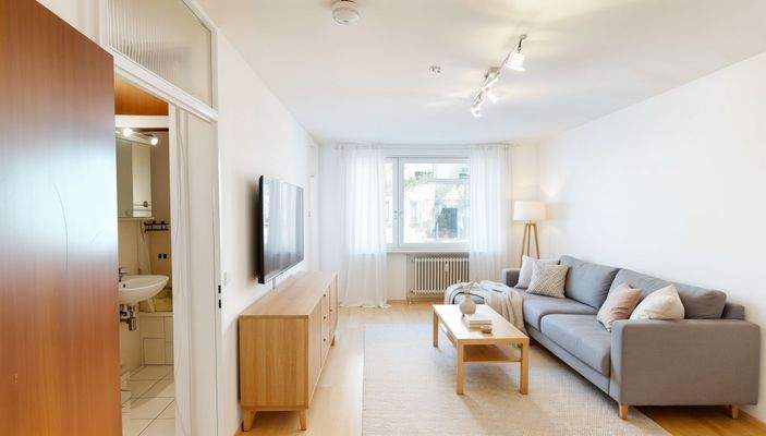 Wohn- Schlafbereich - (KI möbliert)