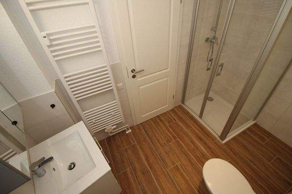 modernisiertes Duschbad