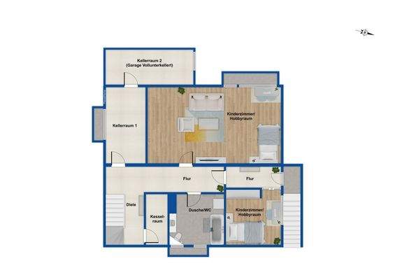 Grundriss Kellergeschoss